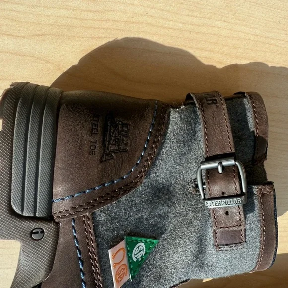 Caterpillar “Jace St” Sz 7 MINT worn briefly Women's steel toed work boots - Picture 10 of 16